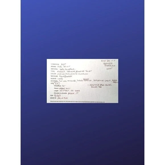 Nike Dri-FIT Women's Long Sleeve Training Shirt, LAVENDER MULTI, Size S, NWOT - Picture 8 of 8